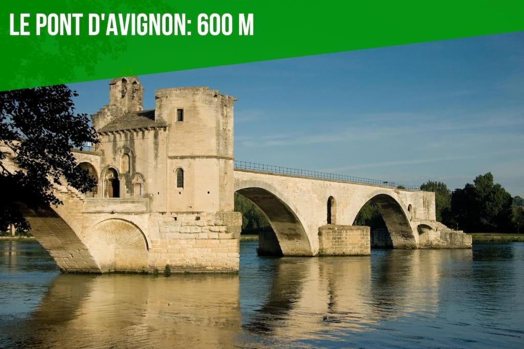 La Loge De L'horloge - 1 Min Palais Des Papes - Ac Clim - Wifi - Hypercentre - Vue Sur Le Carrousel Apartamento